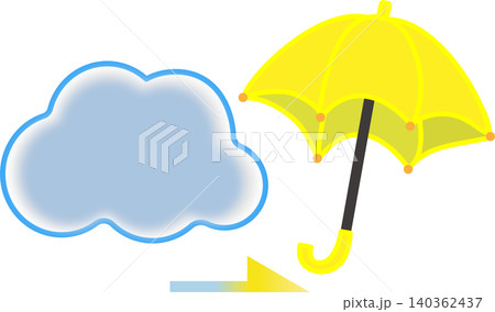 曇りのち雨 曇りのち雨のイラスト素材 - PIXTA
