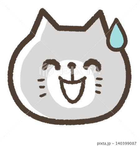 笑い猫の写真素材 - PIXTA